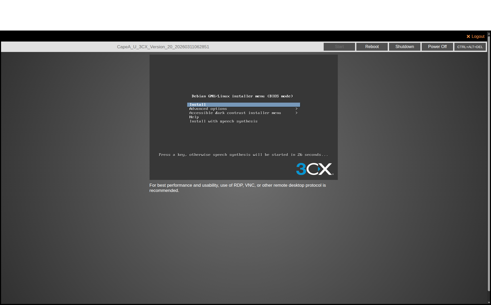 Accessing a product via browser terminal